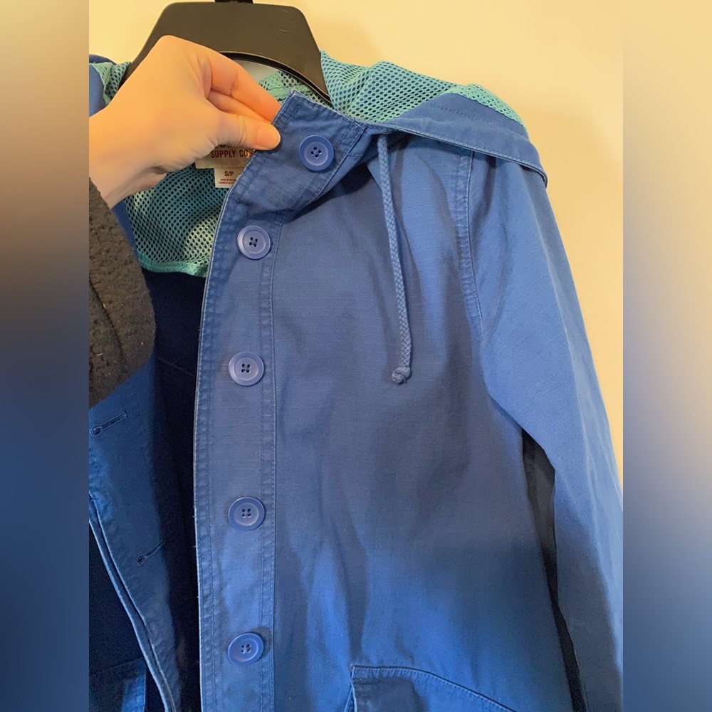 Blue Mossimo Utility Jacket - Picture 3 of 4